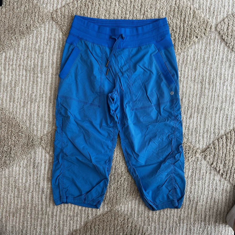 Blue Lululemon Capris